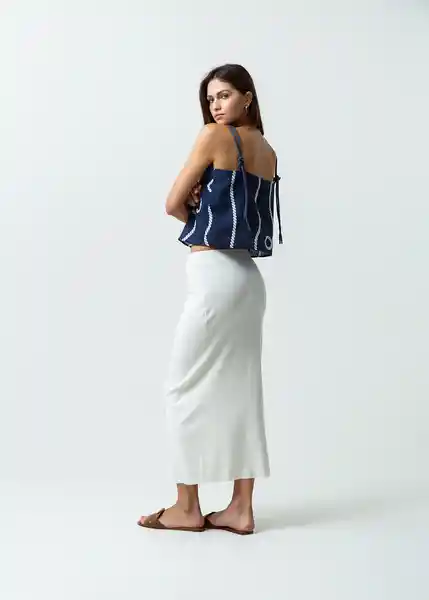 Camisa Coffe Azul Anochecer Ultra Oscuro T L 412G330 Naf Naf