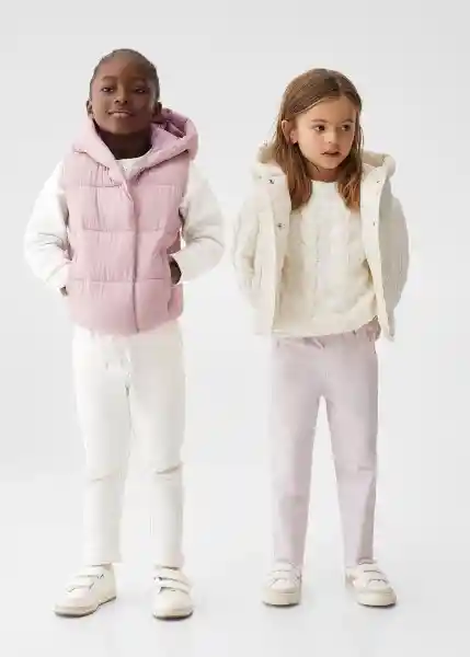 Chaleco Laurenc Crudo Talla 71 Niñas Mango