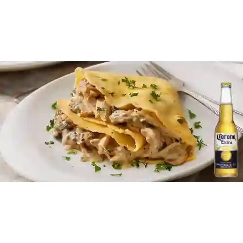 Combo Especial de Pollo + Corona Extra 355 ml