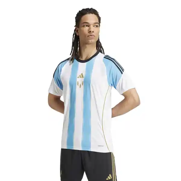 Adidas Camiseta Messi Tr Jsy Para Hombre Blanco Talla L