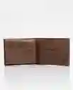 Billetera Trifold Herita Cafe Caoba Ultraoscuro Talla Hombre Chevignon