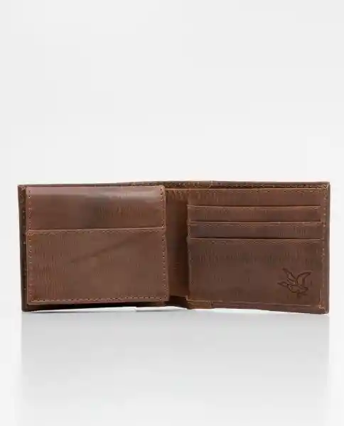 Billetera Trifold Herita Cafe Caoba Ultraoscuro Talla Hombre Chevignon