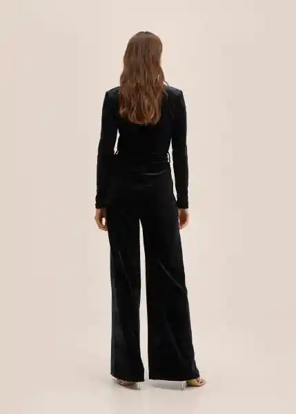 Mono Tuxedo1 Negro Talla S Mujer Mango