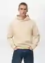 Buzo Sudadera Bono Crudo Talla M Hombre Mango