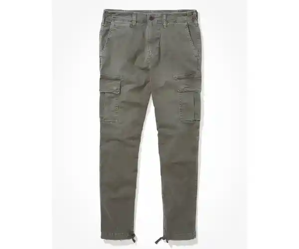 Pantalón Hombre Verde Aceituna Talla 31 x 30 American Eagle