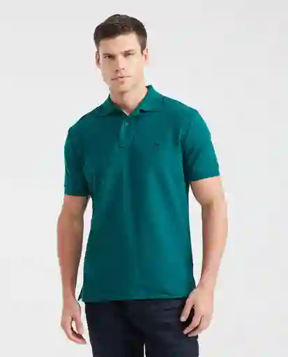 Camiseta Polo Clasic Verde Pluvisilva Ultra Oscuro XL Chevignon