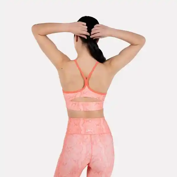 Reebok Top Id Train Aop Para Entrenamiento Mujer Rosado Talla M