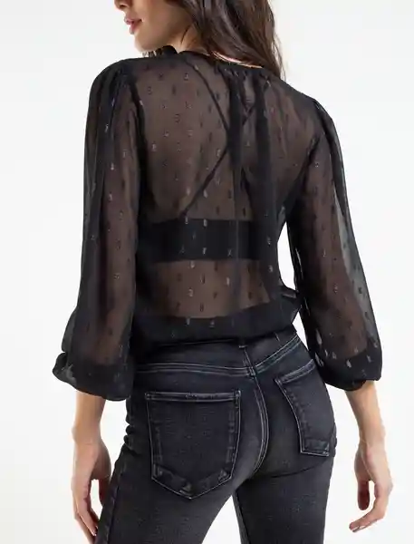  Camisa Lee Negro Puro Ultraoscuro Talla L Naf-Naf 