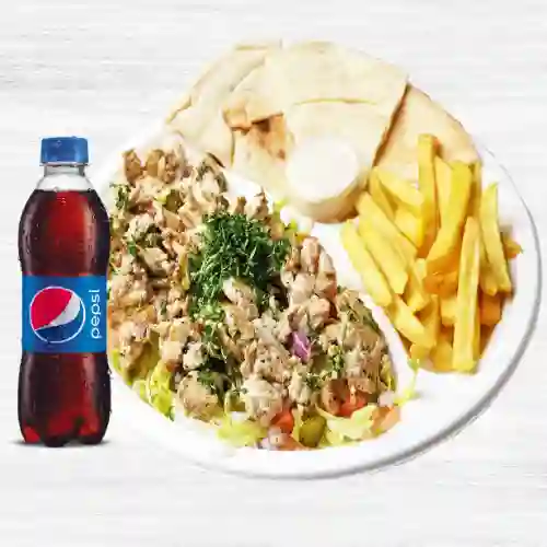 Shawarma en Plato