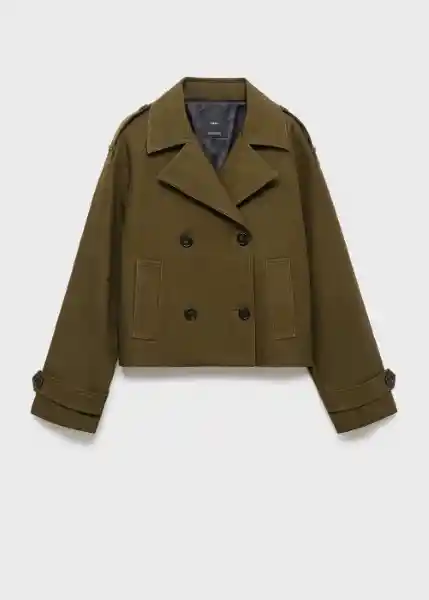 Chaqueta Habana Khaki Talla XS Mujer Mango