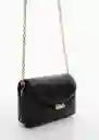 Bolso P Falco Negro Mujer Mango