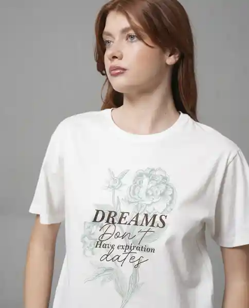 Camiseta Mujer Crudo Talla XL 209G120_CRU110604 Rifle