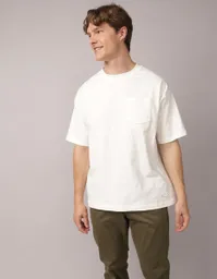 Camiseta Hombre Blanco Talla Medium 4605100 American Eagle