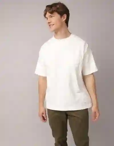 Camiseta Hombre Blanco Talla Medium 4605100 American Eagle