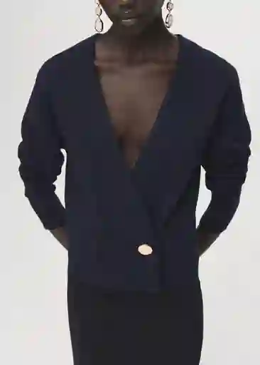 Cárdigan Anita Navy Talla S Mujer Mango