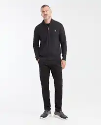 Chaqueta Tejida Timeless Negro Sombrio Ultraoscuro S Chevignon