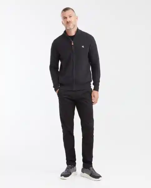 Chaqueta Tejida Timeless Negro Sombrio Ultraoscuro S Chevignon