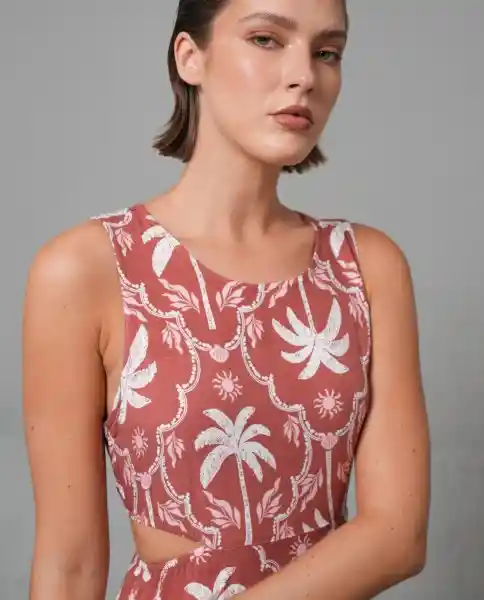 Vestido Mujer Rosa Talla M 279G004_ROS181435 Rifle