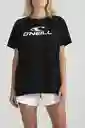 ONeill Camisa Femme Oversized Classic Negro Talla XS