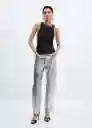 Top Xrolly Negro Talla S Mujer Mango