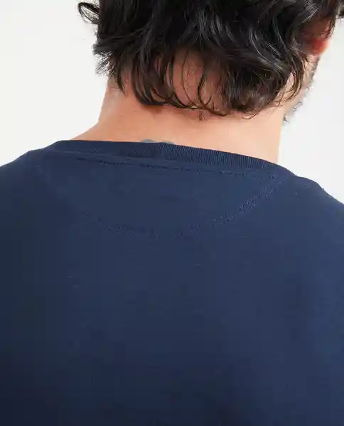 Camiseta Authentic Azul Dark Ultra Oscuro T. XL Chevignon