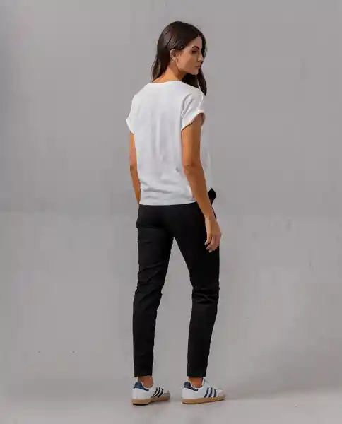 Pantalón Mujer Negro 10 260F100_NEG194007 Rifle