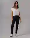 Pantalón Mujer Negro 6 260F100_NEG194007 Rifle
