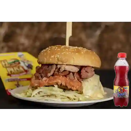 Combo Hamburguesa Especial + Hit Mora 500 ml