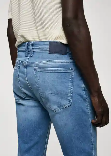 Pantalón Jean Chris Tejano Medio Talla 46 Hombre Mango