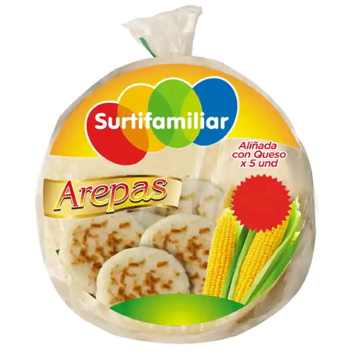 Surtifamiliar Arepa Alinada Queso