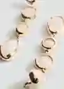 Pendientes Camelia Oro Talla 99 Mujer Mango