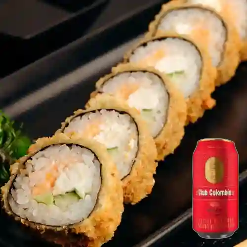 Combo Philadelphia Tempura + Cerveza Lata 330ml