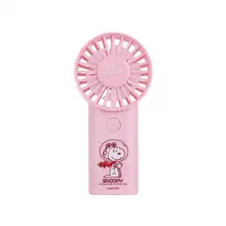 Ventilador de Mano Snoopy Little Space Explorer Rosa Miniso
