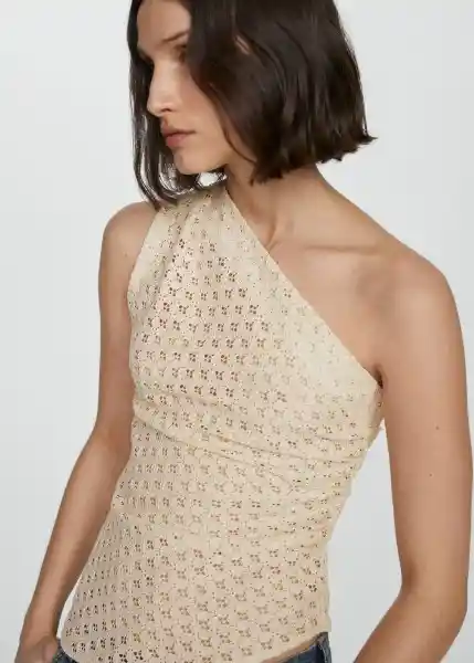 Top Lemon Crudo Talla S Mujer Mango