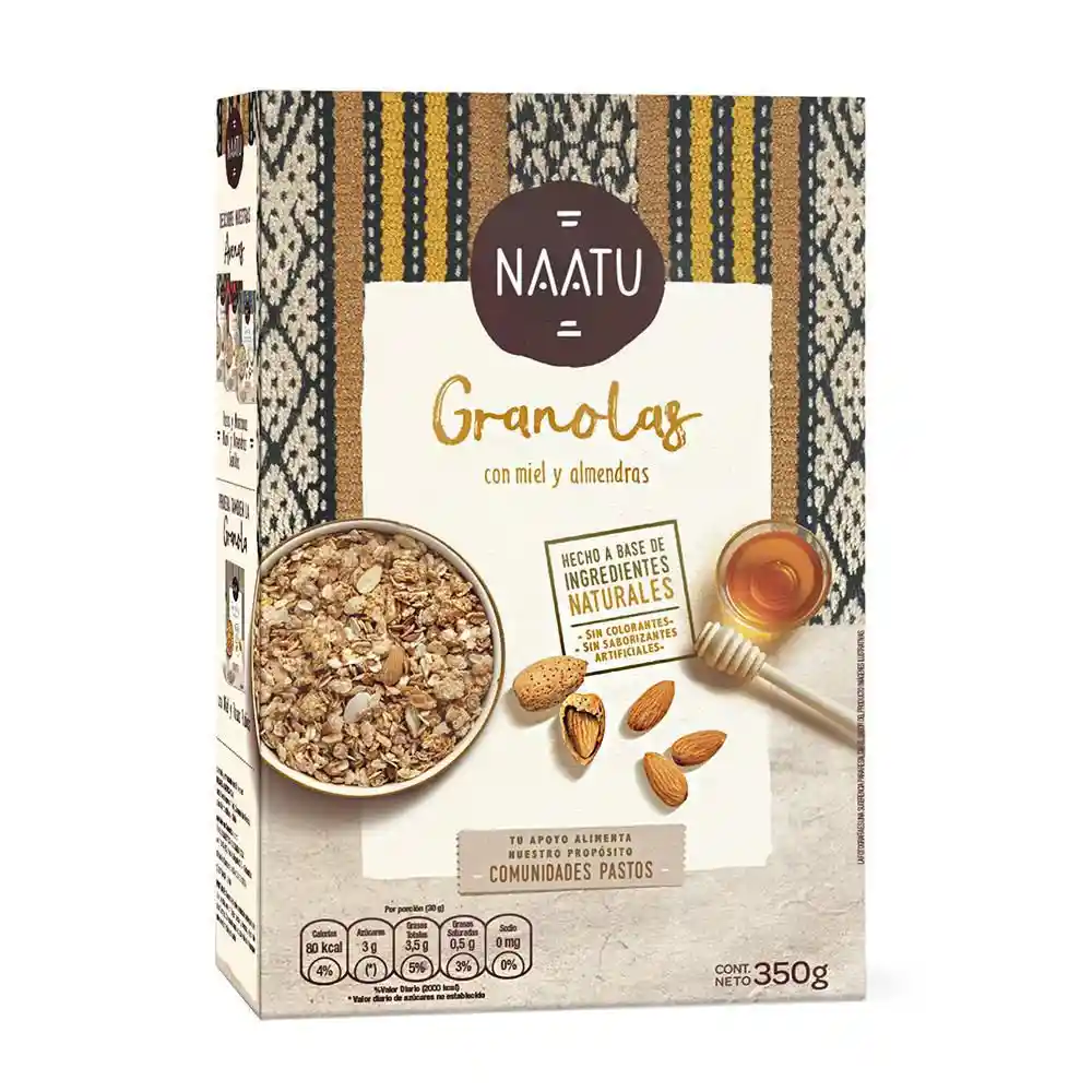 Naatu Granola Con Almendras Y Miel