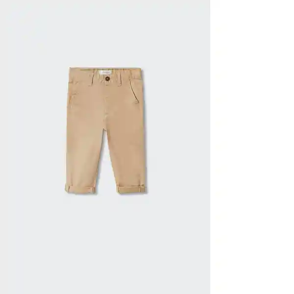 Pantalón Chino Beige Talla 66 Niños Mango