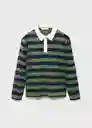 Polo Polost Verde Talla 10 Niños Mango