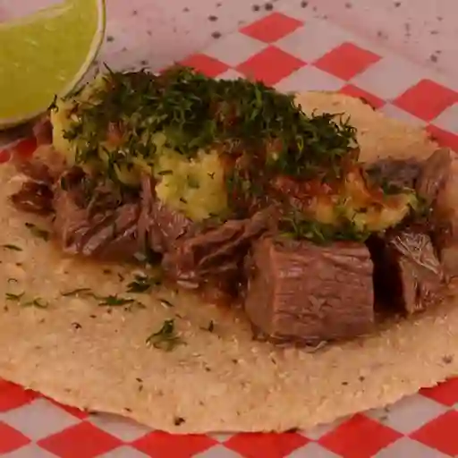 Taco de Suadero (Sobrebarriga)