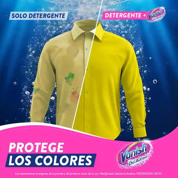 Vanish Desmanchador en Polvo Rosa 120 g