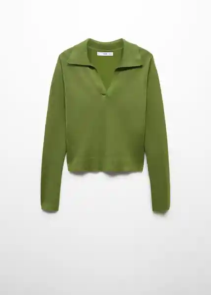 Saco Jersey Verta Verde Talla XL Mujer Mango