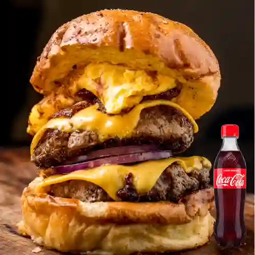 Combo Hamburguesa Zangana +Cocacola Orig 400ml