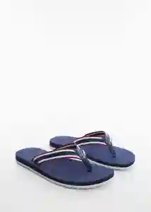 Chanclas Flipflop Navy Talla 42 Hombre Mango