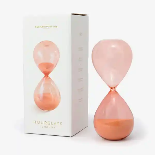 Designworks Inc Reloj de Arena Peach 30 Min