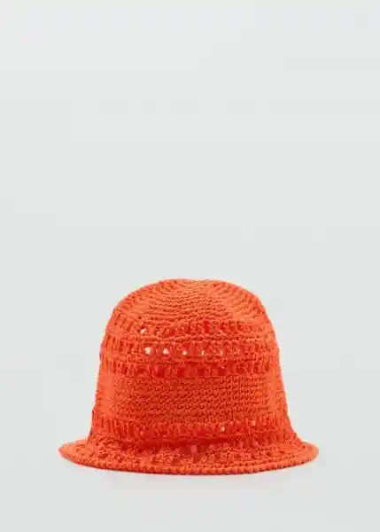 Gorro Nube Naranja Talla 99 Mujer Mango