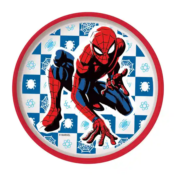 Spiderman Plato Pando Bicolor Premium