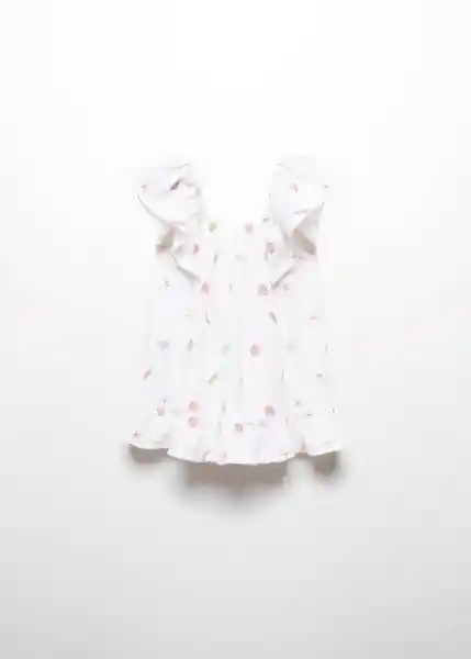 Vestido Multi Offwhite Talla 66 Niñas Mango