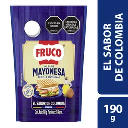 Salsa de Mayonesa Fruco Doypack 190 g