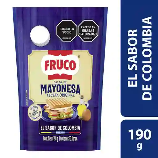 Salsa de Mayonesa Fruco Doypack 190 g