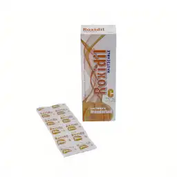 Roxidil Vitamina en Tabletas Masticables con Sabor a Mandarina