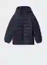 Abrigo Anorak Unico Navy Talla 12 Niños Mango